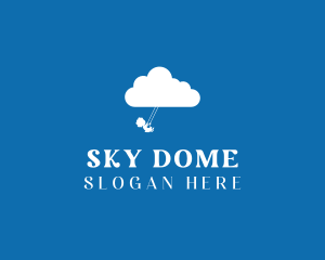 Child Cloud Sky logo design