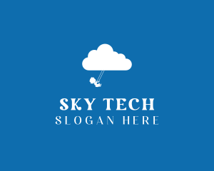 Child Cloud Sky logo design