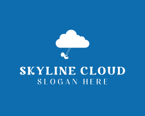 Child Cloud Sky logo design