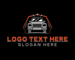 Transportation Pickup Truck Logo