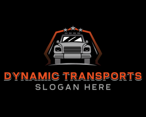 Transportation Pickup Truck logo design