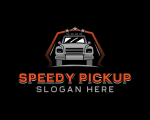 Transportation Pickup Truck logo