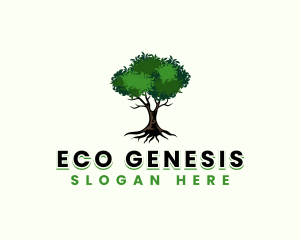 Eco Park Tree logo design