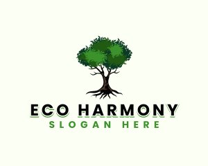 Eco Park Tree logo design