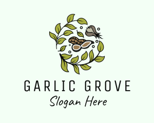 Peanut Garlic Leaf logo