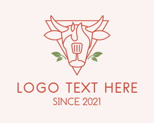 Grill Steak Butcher BBQ logo design