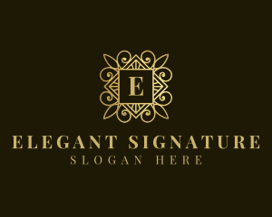 Elegant Decorative Ornamental logo design