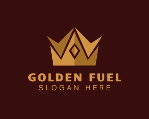 Golden Crown Pageant logo design