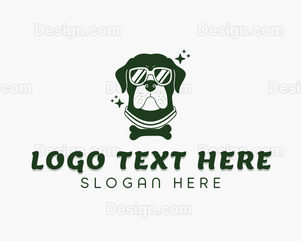 Fashion Shades Dog Logo