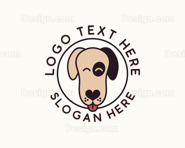 Dog Pet Veterinary Logo