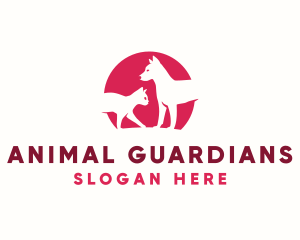 Cat Dog Veterinarian logo