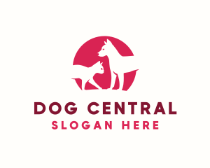 Cat Dog Veterinarian logo design