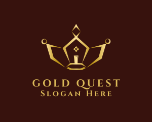 Gold Crown House logo design