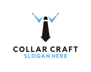 Business Collar Necktie logo design