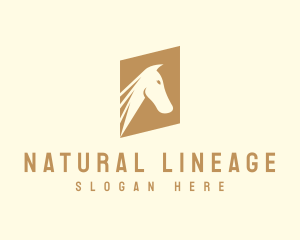 Stallion Horse Equestrian logo