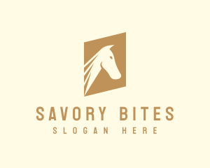 Stallion Horse Equestrian logo