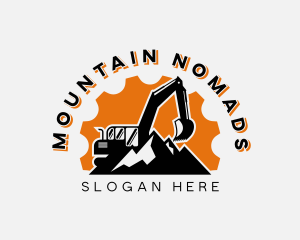 Excavation Mining Construction logo design