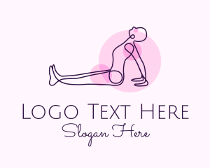 Fitness - Yoga Stretch Fitness logo design