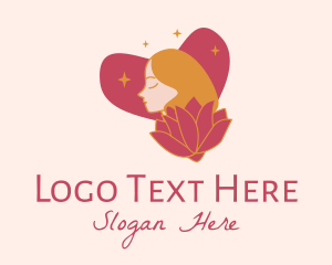 Flower Heart Lady  logo