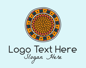 Mexican Traditional Pattern  Logo