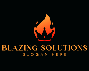 Blazing Flame Crown  logo