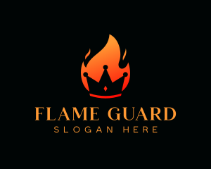 Blazing Flame Crown  logo