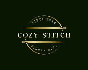 Sewing Tailoring Needle logo design