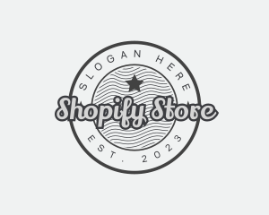 Retro Store Business logo design