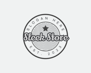 Retro Store Business logo design