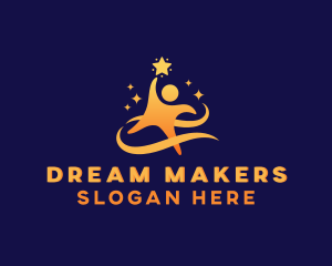 Human Dream Goal logo design