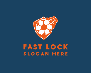 Fast Soccer Ball Badge logo design