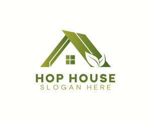 House Organic Leaves logo design