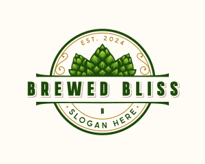 Hops Beer Microbrewery logo design