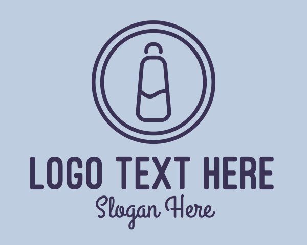 Water Bottle logo example 4