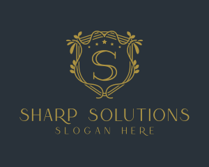 Premium Golden Elegant logo design