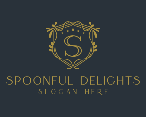 Premium Golden Elegant logo design