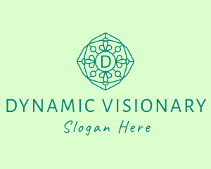 Eco Mosaic Window logo design