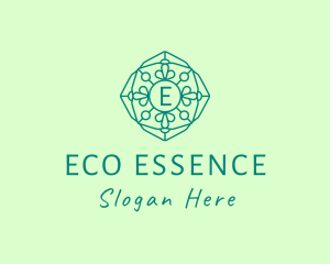 Eco Mosaic Window logo design