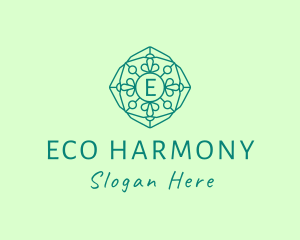 Eco Mosaic Window logo design