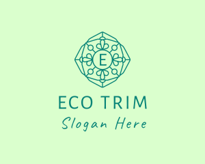 Eco Mosaic Window logo design