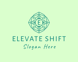 Eco Mosaic Window logo design