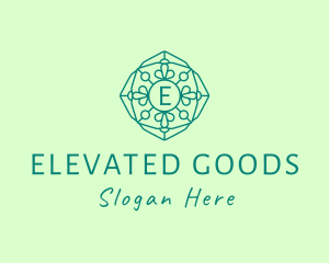 Eco Mosaic Window logo design