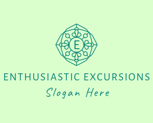 Eco Mosaic Window logo design