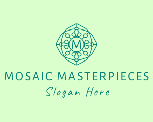 Eco Mosaic Window logo design