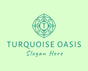 Eco Mosaic Window logo design