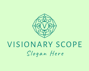 Eco Mosaic Window logo design