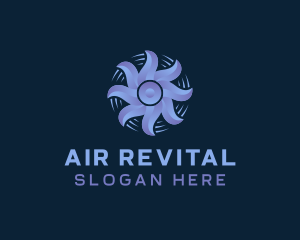 HVAC Wind Fan logo design