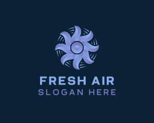 HVAC Wind Fan logo design