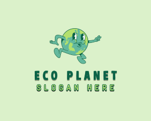 Planet Earth Map logo design