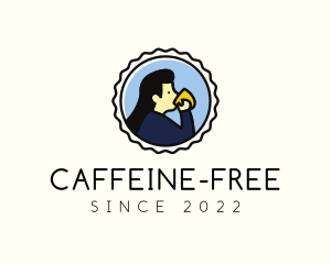 Girl Cup Cafe logo design